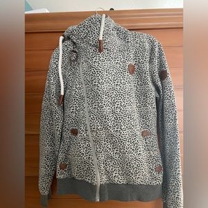 Wanakome Athena Leopard Print Hoodie